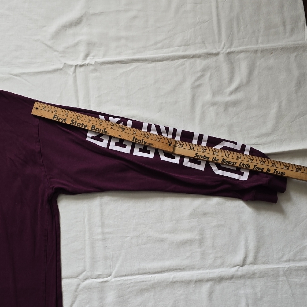 PINK Victoria's Secret Maroon V-Neck Sweater - Picture 6 of 7